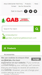 Mobile Screenshot of gabgardenmachinery.co.uk
